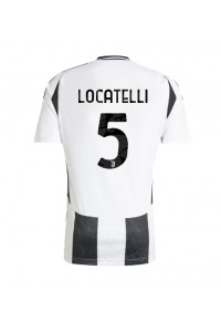 Fotbalové Dres Juventus Manuel Locatelli #5 Domácí Oblečení 2024-25 Krátký Rukáv